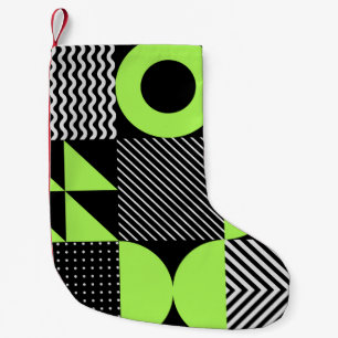 Minimalistisch geometrisch naadloos patroon in Sca Kleine Kerstsok
