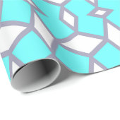 Minimalistisch geometrisch patroon cadeaupapier (Rol Hoek)