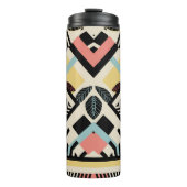 Minimalistisch geometrisch: Patroonontwerp Thermosbeker (Voorkant)