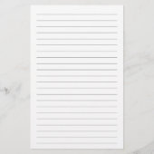 Minimalistisch gepersonaliseerde monogram flyer (Achterkant)