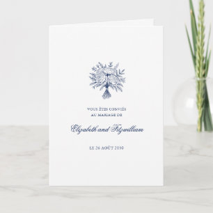 Minimalistisch geschetste bruids boeket bruiloft g