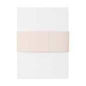 Minimalistisch getelegrafeerd per monogram huwelij uitnodigingen wikkel (Achterkant Voorbeeld)