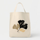 Minimalistisch Ginkgo Leaf geïllustreerd Tote Bag (Voorkant)
