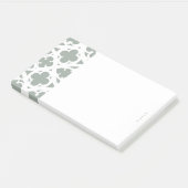 Minimalistisch gotisch venster (Bleke olijf) Post-it® Notes (Schuin)