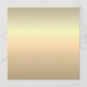 Minimalistisch goudhuwelijk menu (Achterkant)