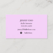 Minimalistisch goudschildergetextureerd visitekaar visitekaartje (Achterkant)