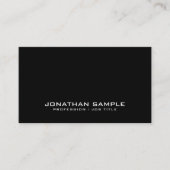 Minimalistisch grafisch ontwerp - zwart design — P Visitekaartje (Voorkant)