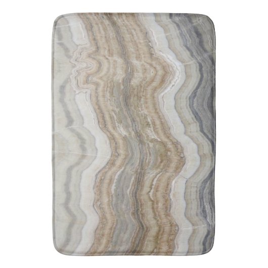 minimalistisch graniet bruine marmer uit scandinav badmat (Voorkant Verticaal)