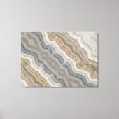 minimalistisch graniet bruine marmer uit scandinav canvas afdruk (Voorkant)