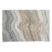 minimalistisch graniet bruine marmer uit scandinav kussensloop (Voorkant-Rechts)