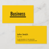 Minimalistisch grensgebied bouw visitekaartje (Voorkant / Achterkant)