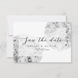 Minimalistisch grijs | Weddenschap Save The Date