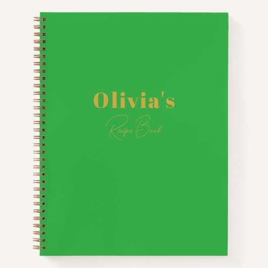 Minimalistisch Groen, aangepast recept Boek (Voorkant)