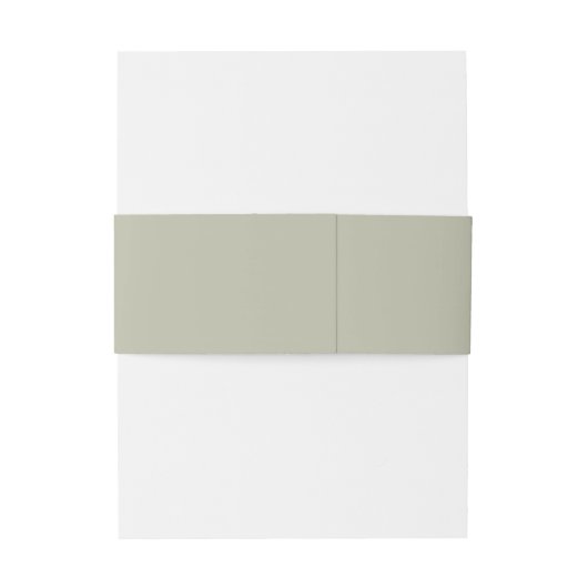 Minimalistisch Groene Sage Monogram Weddenschap Uitnodigingen Wikkel (Achterkant Voorbeeld)