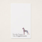 Minimalistisch grote gesteente Visitekaartjes (Voorkant)