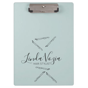 Minimalistisch haarstijllijstlijnhaarklembord voor klembord