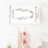 Minimalistisch Haarstylist bruid golvend haar chiq Spandoek (Insitu)