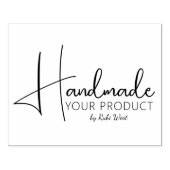 Minimalistisch handgemaakt product, groot voor kle rubberstempel (Afrduk)