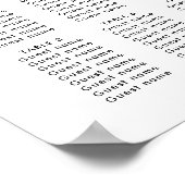 Minimalistisch handgeschreven bruiloft poster (Hoek)