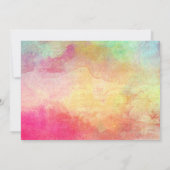 Minimalistisch handgeschreven Happy Everything Fot Feestdagenkaart (Achterkant)