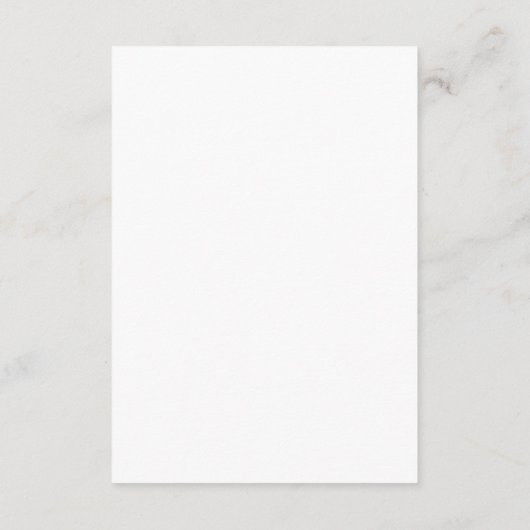 Minimalistisch handgeschreven script bruiloft deta informatiekaartje (Achterkant)