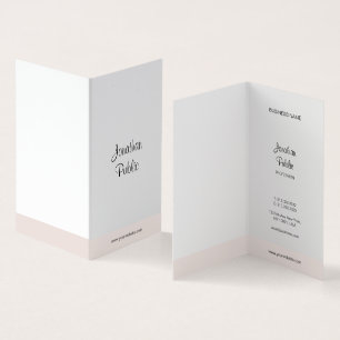 Minimalistisch handgeschreven script Professional Visitekaartjes