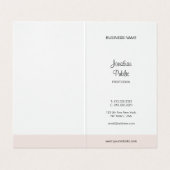 Minimalistisch handgeschreven script Professional  Visitekaartjes (Binnenkant ongevouwen)