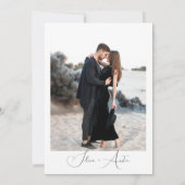 Minimalistisch Handschrift Niets Gekunstelds Allee Kaart (Achterkant)