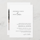 Minimalistisch Handschrift Niets Gekunstelds Allee Kaart (Voorkant / Achterkant)