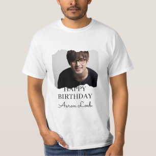 Minimalistisch Happy Birthday T-shirt