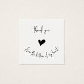 Minimalistisch Hartelijk dank Aangepaste kaart voo (Voorkant)