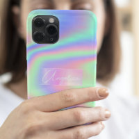 Minimalistisch hologram Rainbow Gepersonaliseerde 