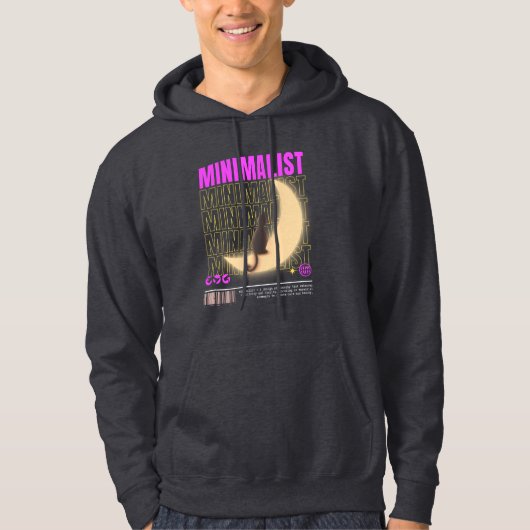 minimalistisch hoodie (Voorkant)