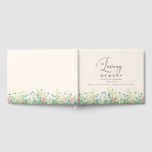 Minimalistisch in liefdevolle herinnering begrafen gastenboek (Volledig)