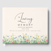 Minimalistisch in liefdevolle herinnering begrafen gastenboek (Voorkant)