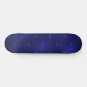 Minimalistisch initiaal van marineblauw monogram skateboard (Horizontaal)