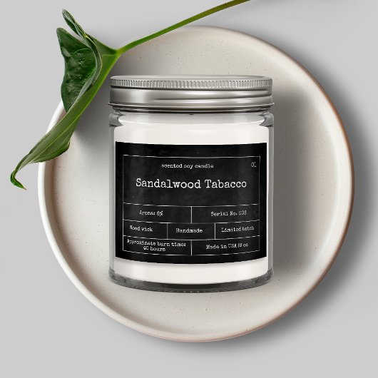  minimalistisch kaartenlabel voedselcontainer etiket