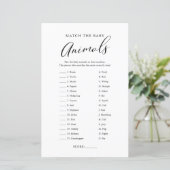 Minimalistisch kalligrafie babykleding (Staand voorkant)