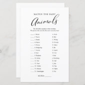 Minimalistisch kalligrafie babykleding (Voorkant / Achterkant)