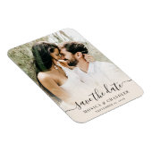 Minimalistisch kalligrafiescript Foto sparen de Da Magneet (Rechterzijde)