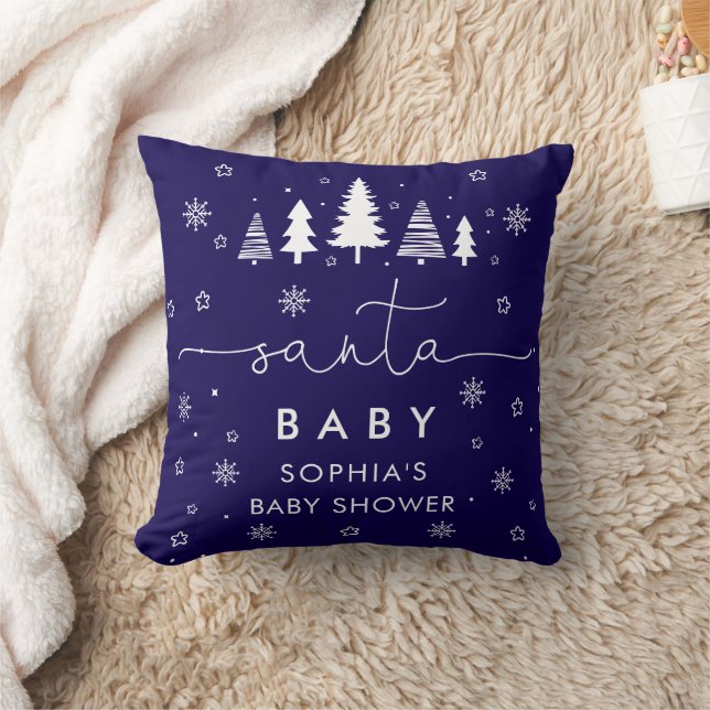 Minimalistisch kerst Baby shower Kussen (Deken)