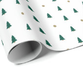 Minimalistisch kerstboompapier cadeaupapier (Rol Hoek)