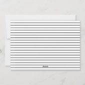 Minimalistisch kersthandschrift met Merry-hand Feestdagenkaart (Achterkant)