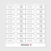 Minimalistisch Ketting Jewerly Foldover Barbell La Sticker (Vel)