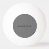 Minimalistisch klassiek handschrift script naam gr pingpongballen (Voorkant)