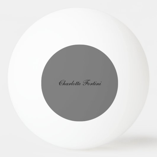 Minimalistisch klassiek handschrift script naam gr pingpongballen (Voorkant)