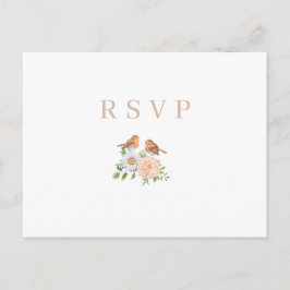 Minimalistisch klassiek rsvp-briefkaart uitnodiging briefkaart