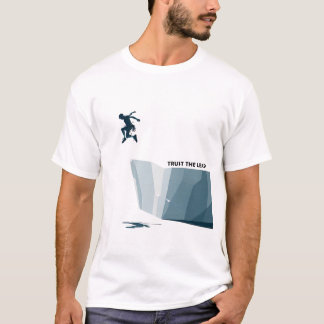 Minimalistisch klimmer T-shirt voor wandelaars Hoo
