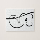 Minimalistisch Koala Legpuzzel (Horizontaal)