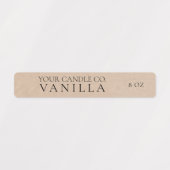 Minimalistisch Kraft - Aangepast kaartenlabel Labels (Design 1)